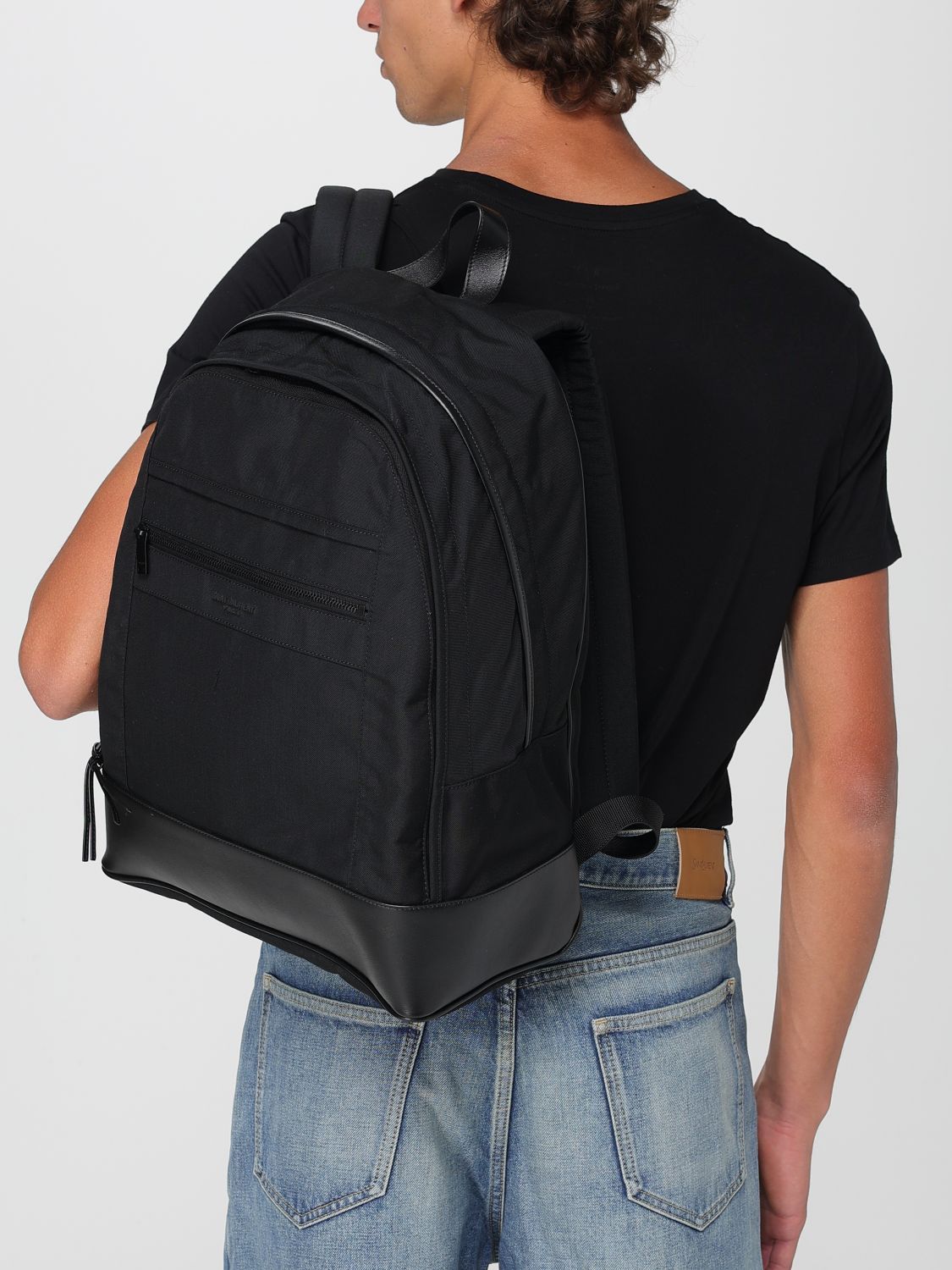 Saint Laurent Paris Saint Laurent Backpack Men Black Size ONE SIZE - 2 Thumbnail