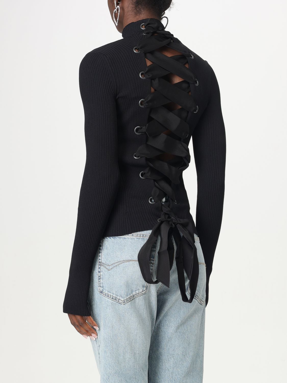 Balenciaga Balenciaga Sweater Woman Black Size S / US 4 / IT 40 - 2 Thumbnail
