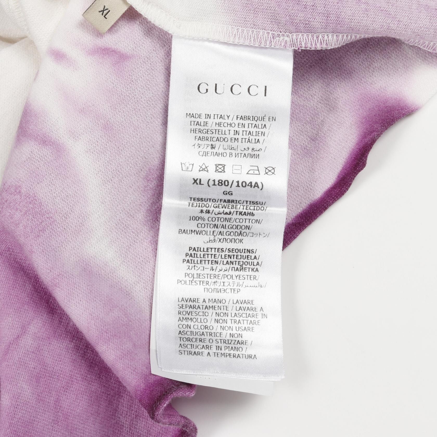 Gucci Gucci Gucci Sequin Logo Cotton Top Cotton Tops 701898 DUTY FREE for USA Size ONE SIZE - 4 Thumbnail
