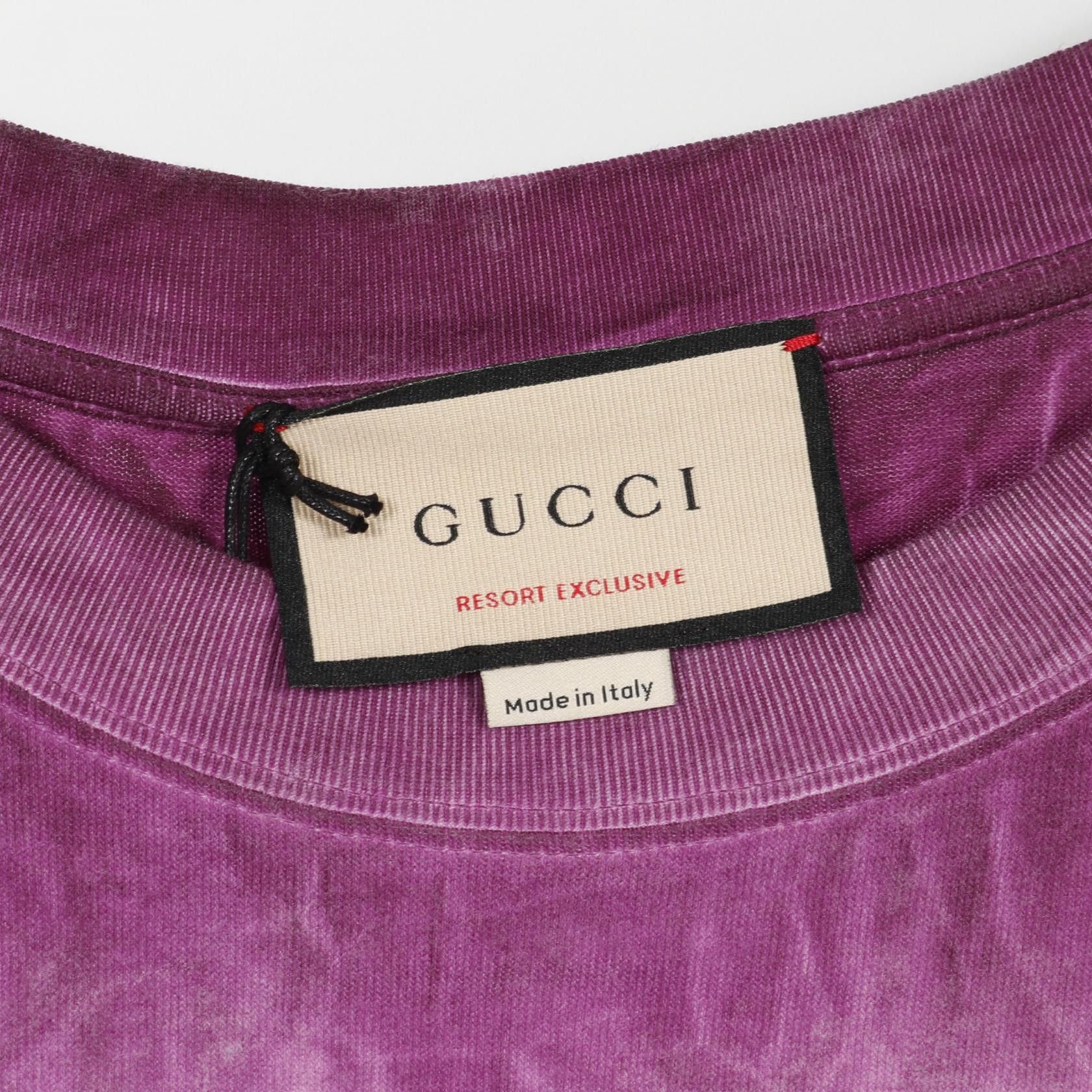 Gucci Gucci Gucci Sequin Logo Cotton Top Cotton Tops 701898 DUTY FREE for USA Size ONE SIZE - 3 Thumbnail