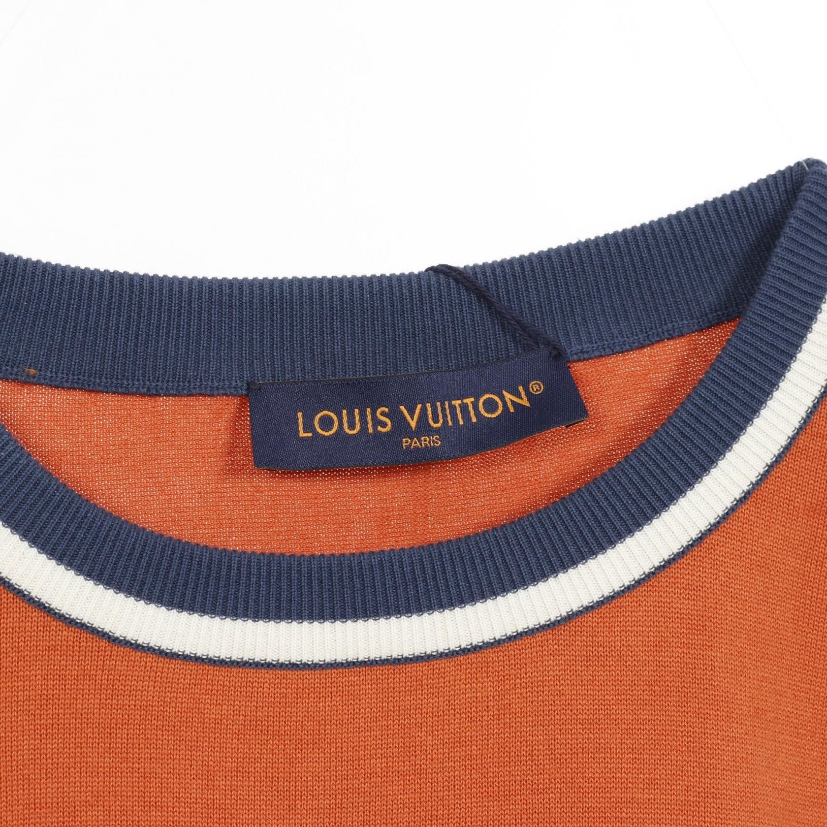Louis Vuitton Louis Vuitton Louis Vuitton RM241M DFV HQN21W Cotton Knitwear Cotton Tops RM241M DFV HQN21W Size ONE SIZE - 3 Thumbnail
