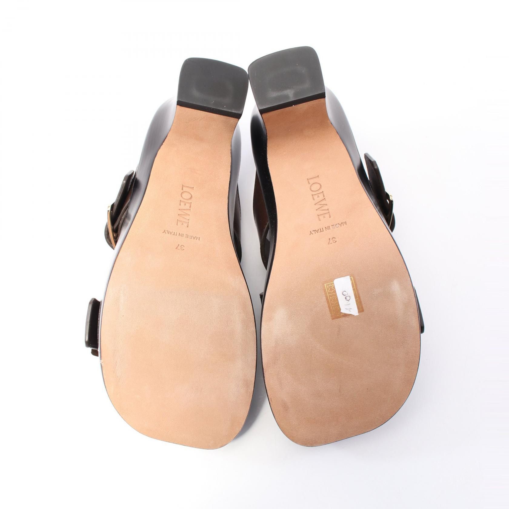 Loewe Loewe Loewe Ease Heel Slide Leather Mule Leather Shoes L814465X83601537 DUTY FREE for USA Size ONE SIZE - 4 Thumbnail