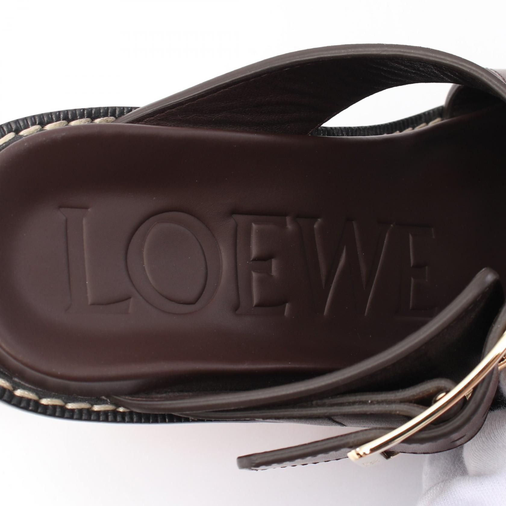 Loewe Loewe Loewe Ease Heel Slide Leather Mule Leather Shoes L814465X83601537 DUTY FREE for USA Size ONE SIZE - 5 Thumbnail