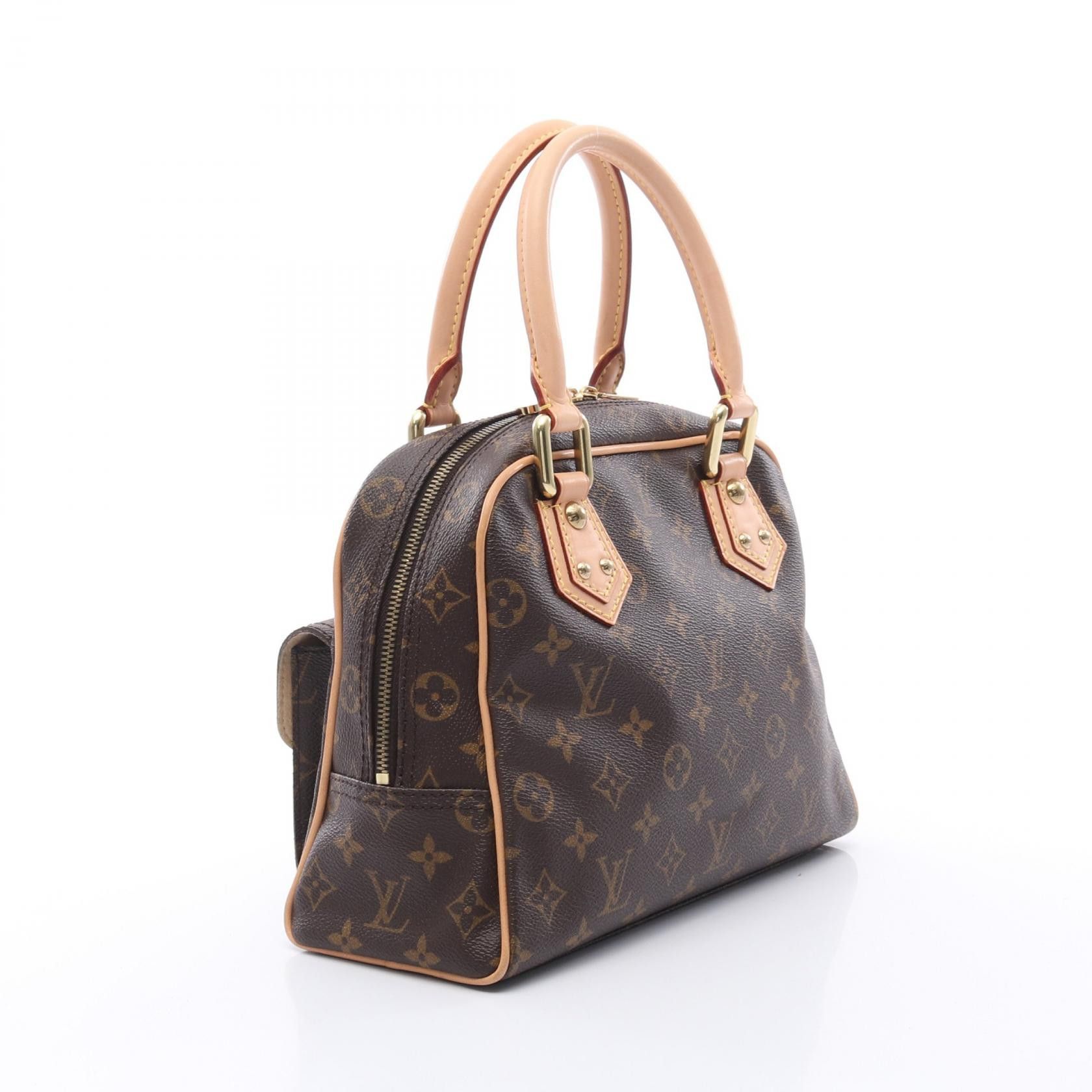 Louis Vuitton Louis Vuitton Louis Vuitton Manhattan PM Monogram Handbag Canvas Handbag M40026 DUTY FREE for USA Size ONE SIZE - 2 Thumbnail