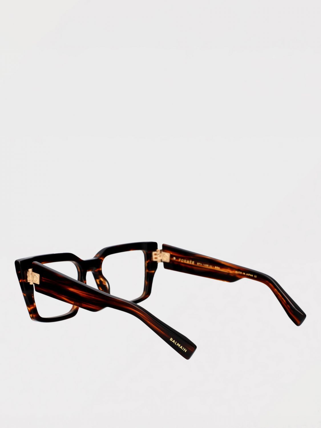 Balmain Balmain Optical Frames Men Brown Size ONE SIZE - 3 Thumbnail