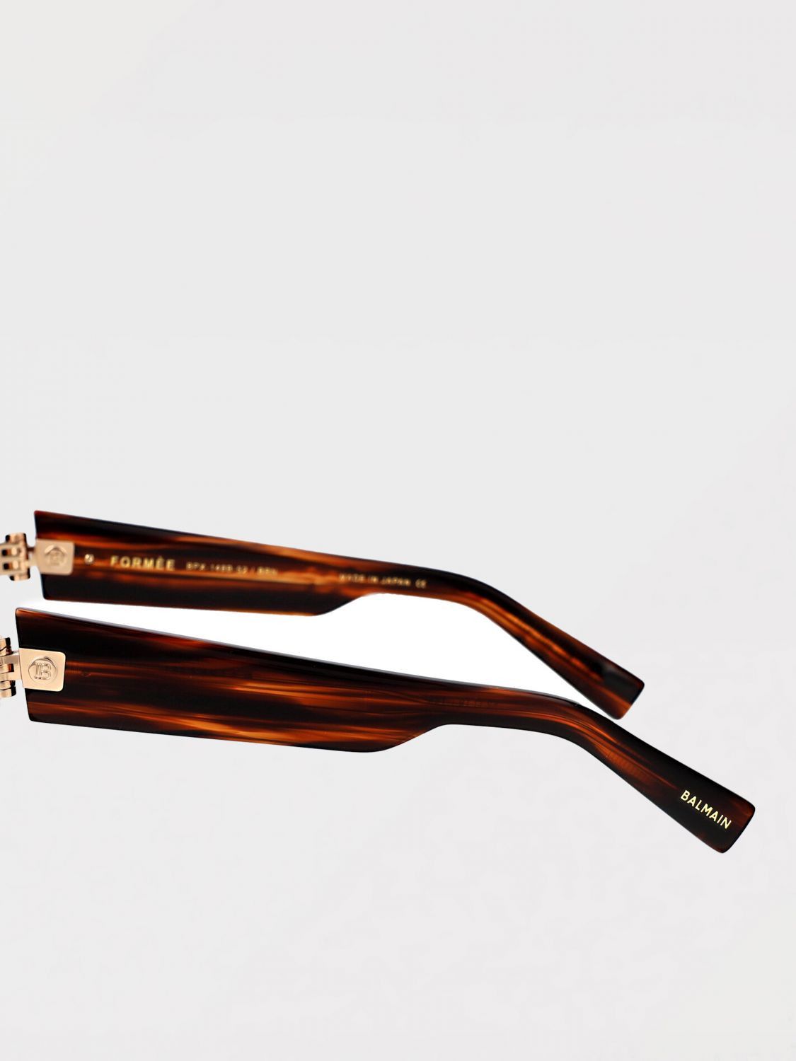 Balmain Balmain Optical Frames Men Brown Size ONE SIZE - 4 Thumbnail
