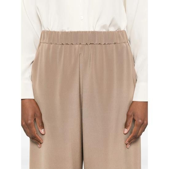 Max Mara MAX MARA Women Palazzo Pants BONN 121 037 BROWN Size 26" / US 2 / IT 38 - 4 Thumbnail