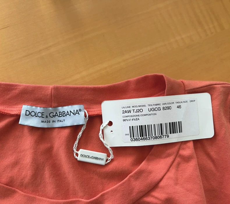 Dolce & Gabbana Dolce & Gabbana Pink Short Sleeve T-Shirt Size M / US 6-8 / IT 42-44 - 5 Thumbnail