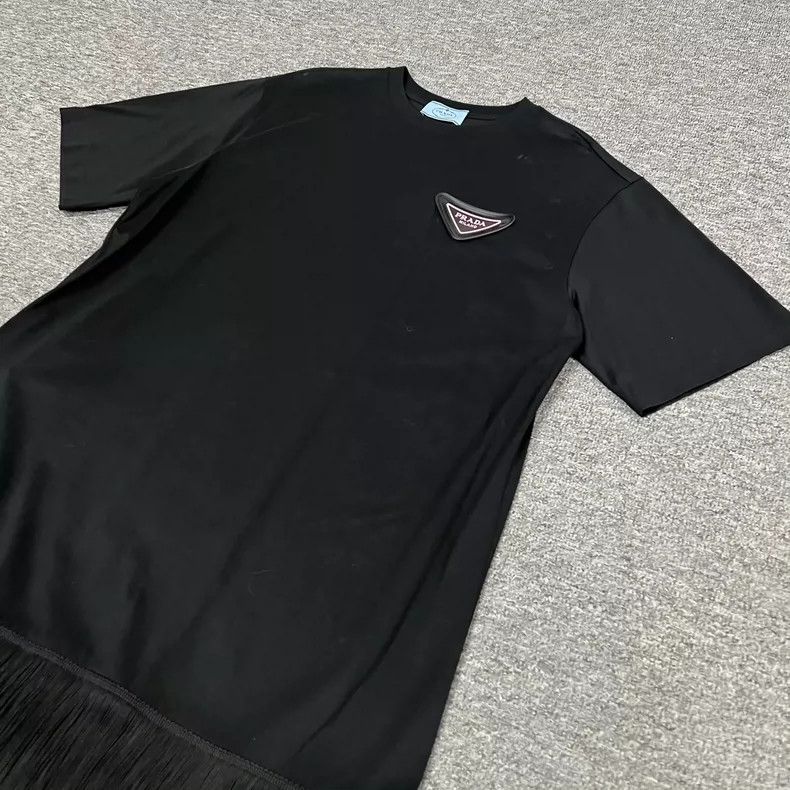 Prada Prada Tassel Dress Size S Black Size S / US 4 / IT 40 - 3 Thumbnail
