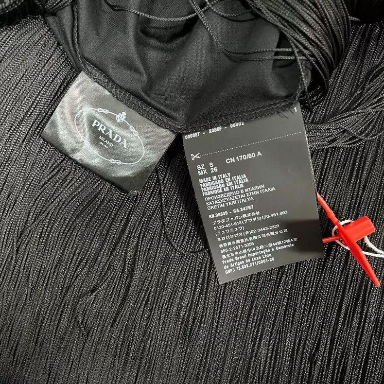 Prada Prada Tassel Dress Size S Black Size S / US 4 / IT 40 - 6 Thumbnail