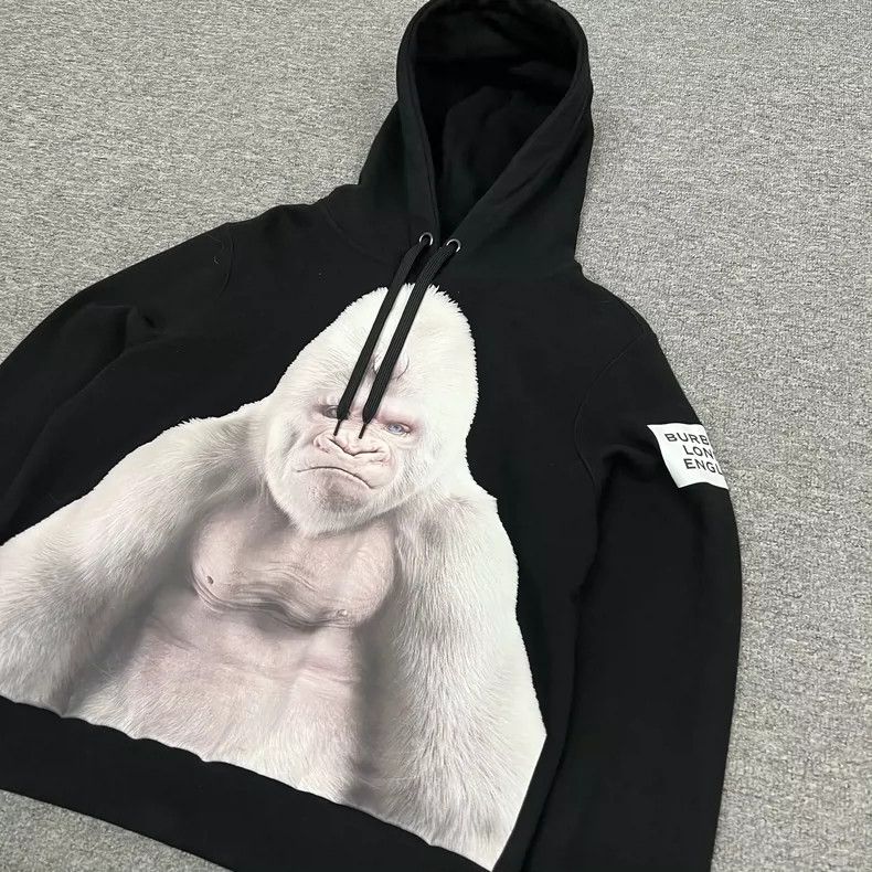 Burberry Burberry Gorilla Hoodie Black Size S Size S / US 4 / IT 40 - 4 Thumbnail