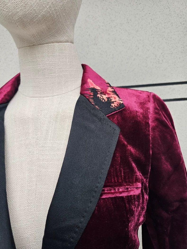Haider Ackermann Haider Ackermann Velvet Jacket for Women Size S / US 4 / IT 40 - 6 Thumbnail