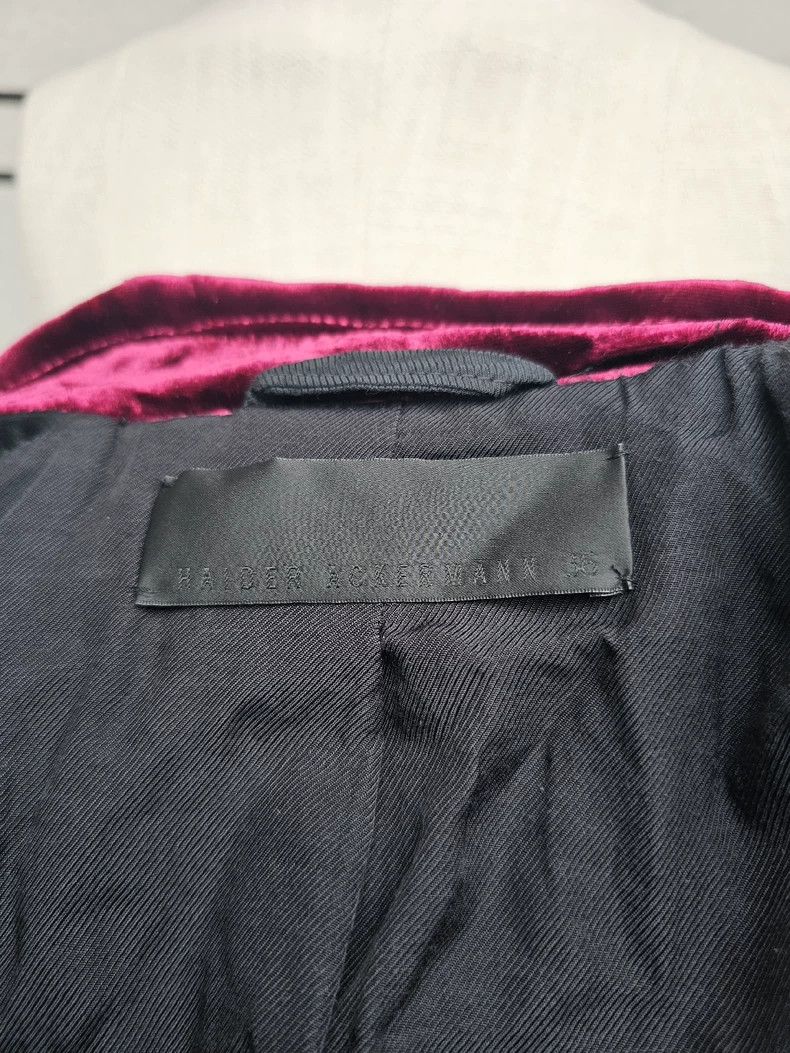 Haider Ackermann Haider Ackermann Velvet Jacket for Women Size S / US 4 / IT 40 - 7 Thumbnail