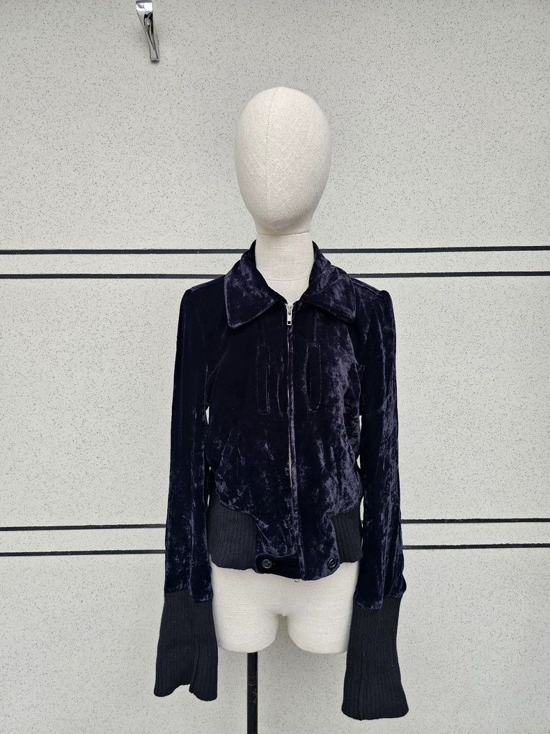 Ann Demeulemeester Ann Demeulemeester Velvet Jacket for Women Size S / US 4 / IT 40 - 2 Thumbnail