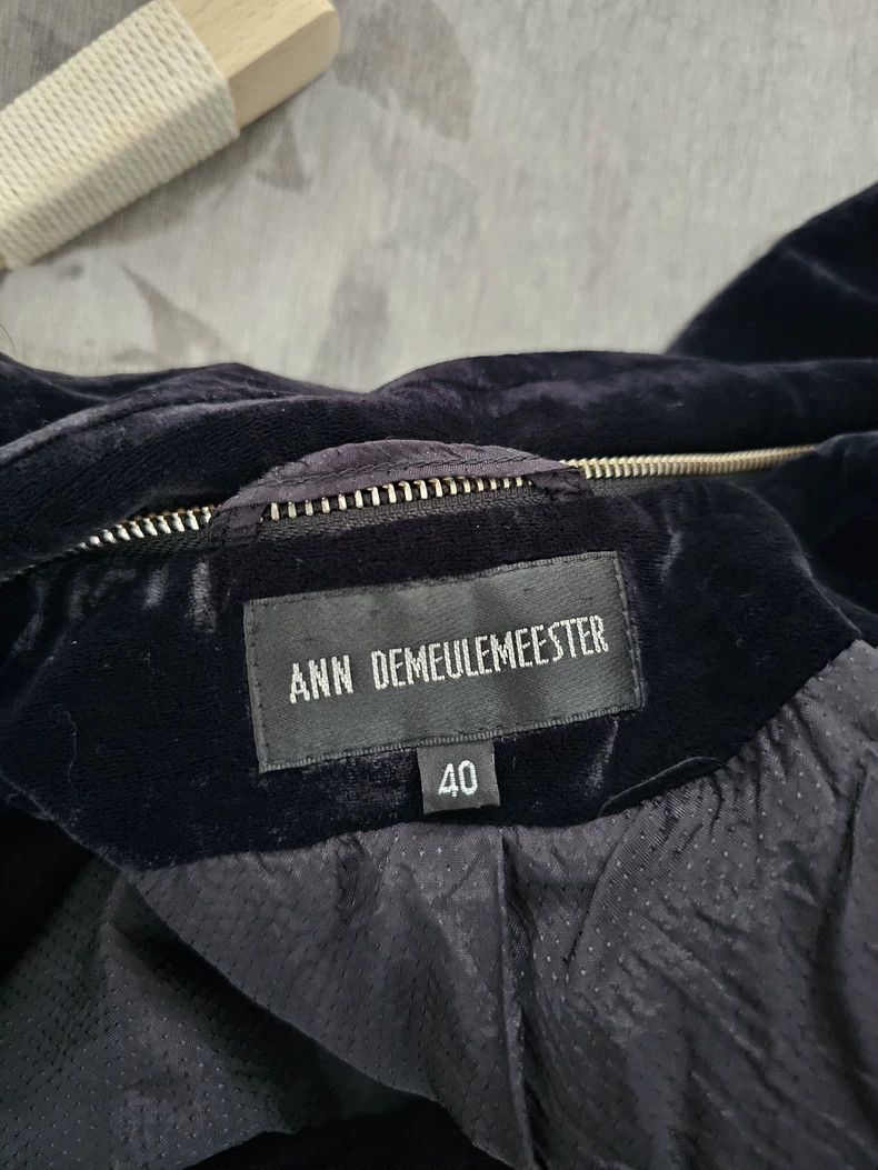 Ann Demeulemeester Ann Demeulemeester Velvet Jacket for Women Size S / US 4 / IT 40 - 8 Thumbnail