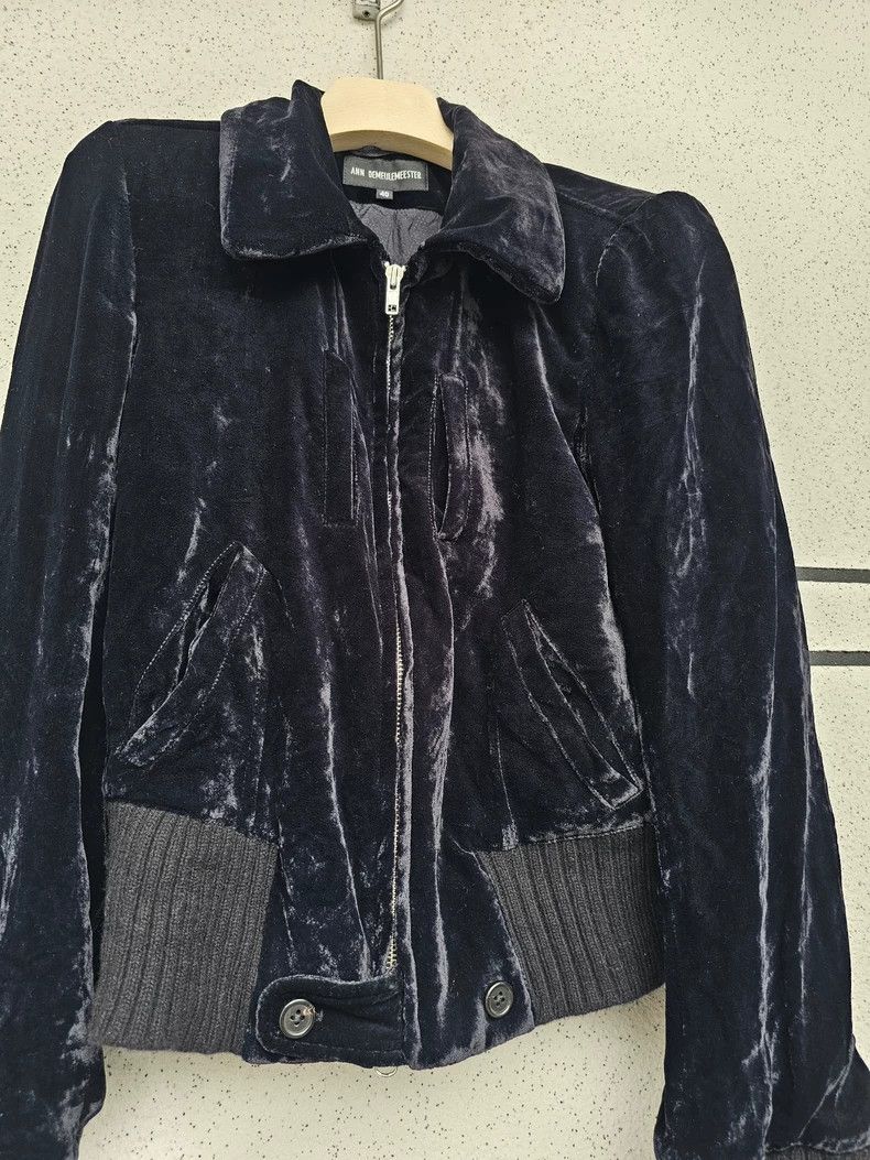 Ann Demeulemeester Ann Demeulemeester Velvet Jacket for Women Size S / US 4 / IT 40 - 6 Thumbnail