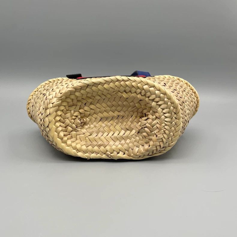 Loewe Loewe Woven Straw Handbag with Colorful Details Size ONE SIZE - 3 Thumbnail