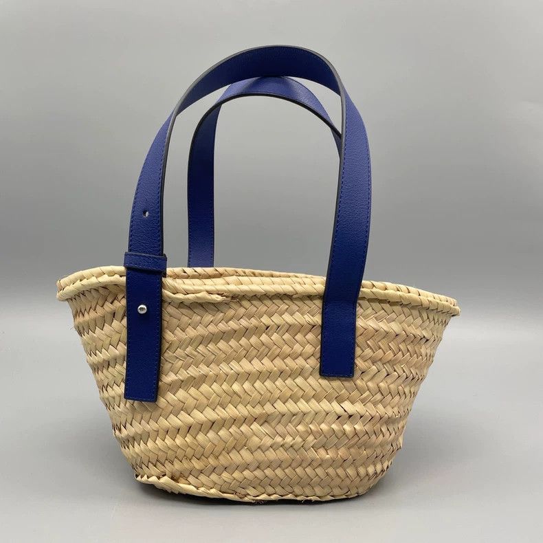 Loewe Loewe Woven Straw Handbag with Colorful Details Size ONE SIZE - 2 Thumbnail