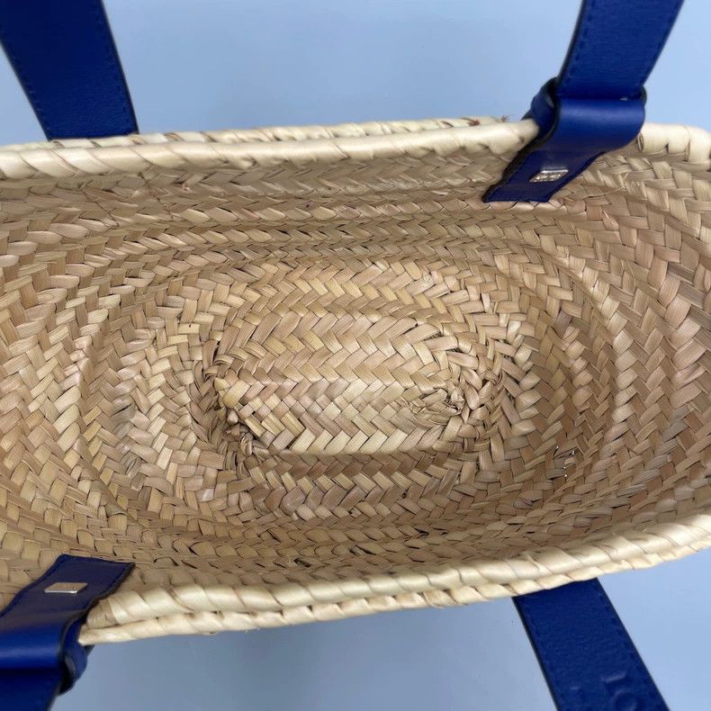 Loewe Loewe Woven Straw Handbag with Colorful Details Size ONE SIZE - 9 Thumbnail