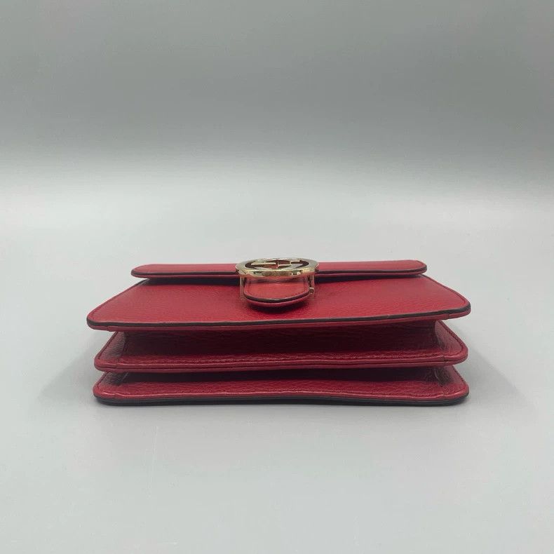 Gucci Gucci Small Accordion Chain Bag in Red Size ONE SIZE - 5 Thumbnail