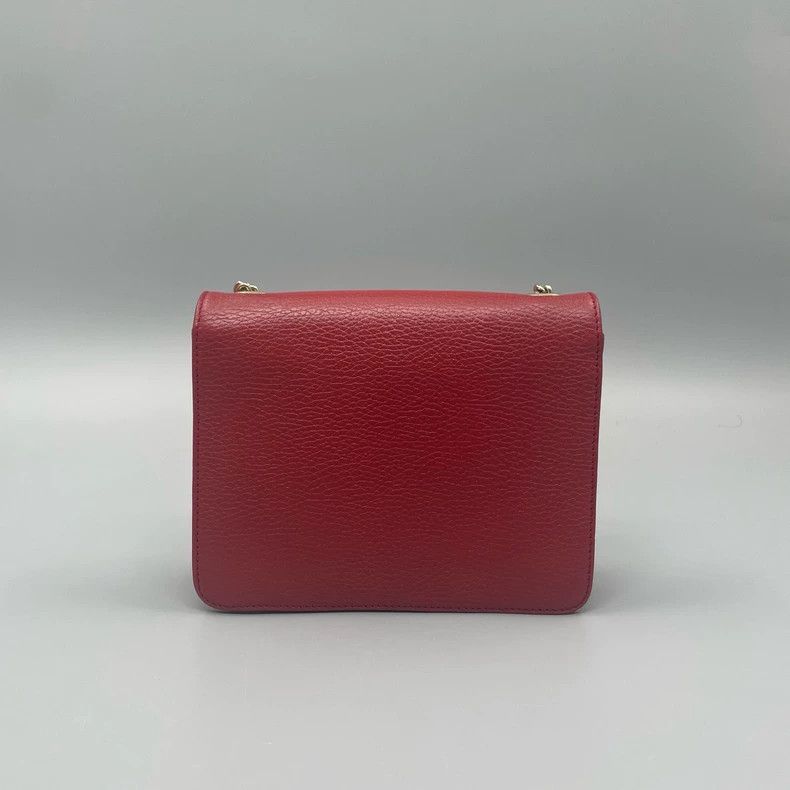 Gucci Gucci Small Accordion Chain Bag in Red Size ONE SIZE - 2 Thumbnail