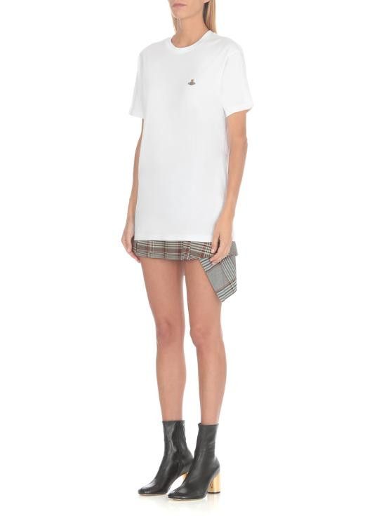 Vivienne Westwood VIVIENNE WESTWOOD Men T-Shirts 3G010013J001M A401 WHITE Size US XL / EU 56 / 4 - 2 Thumbnail