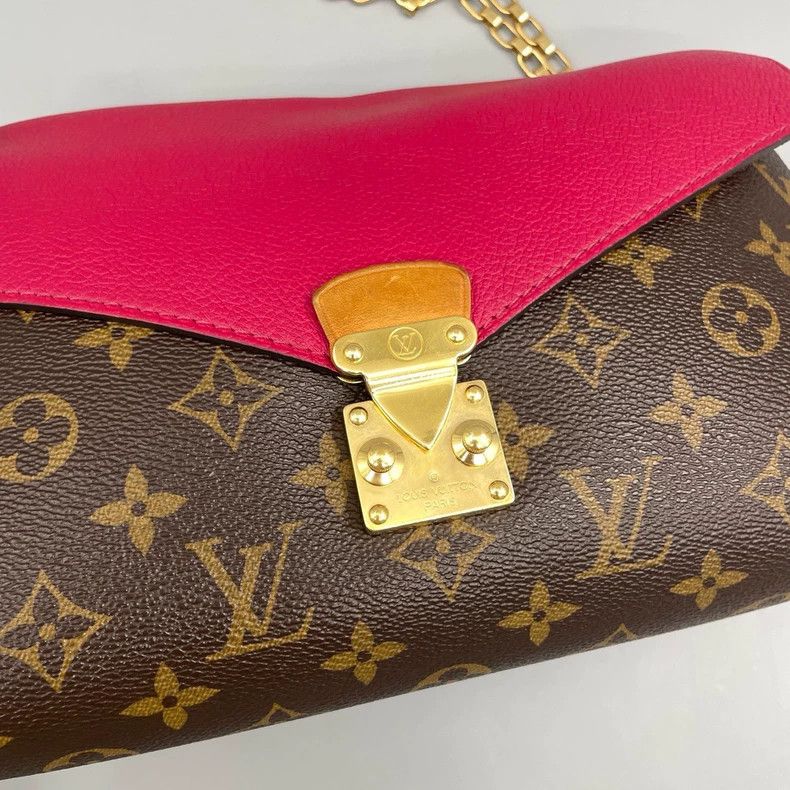 Louis Vuitton Louis Vuitton Pink Monogram Envelope Crossbody Bag Size ONE SIZE - 6 Thumbnail