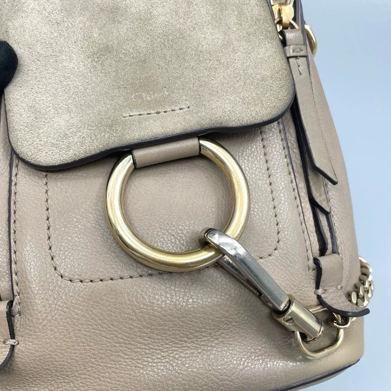 Chloe Chloe Suede Round Ring Shoulder Bag Size ONE SIZE - 6 Thumbnail