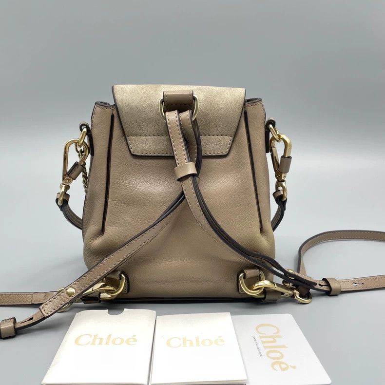 Chloe Chloe Suede Round Ring Shoulder Bag Size ONE SIZE - 2 Thumbnail