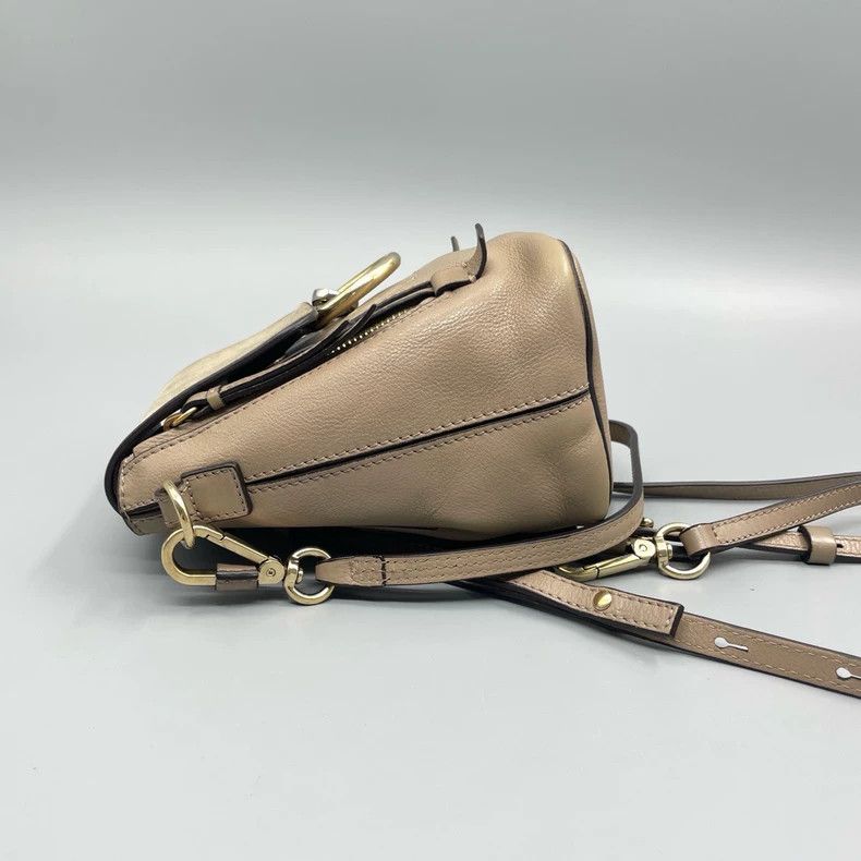 Chloe Chloe Suede Round Ring Shoulder Bag Size ONE SIZE - 4 Thumbnail