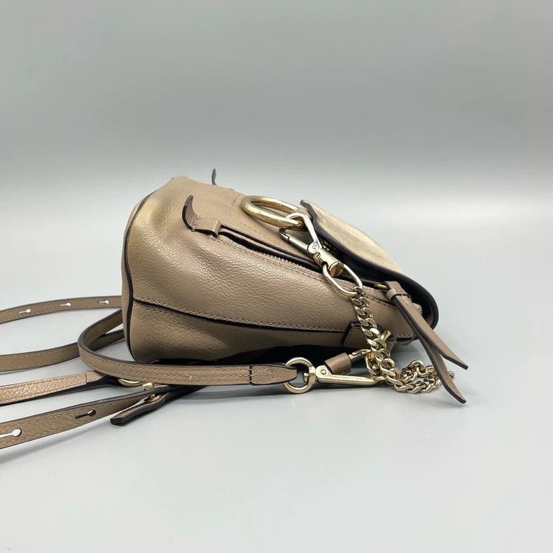 Chloe Chloe Suede Round Ring Shoulder Bag Size ONE SIZE - 5 Thumbnail