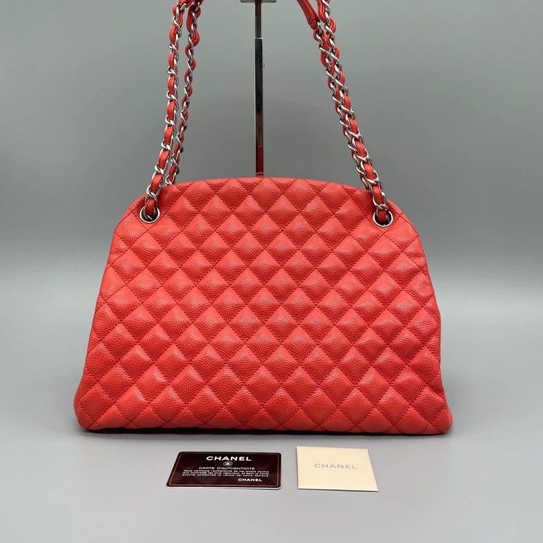 Chanel Chanel Red Quilted Bowling Chain Bag Size ONE SIZE - 2 Thumbnail