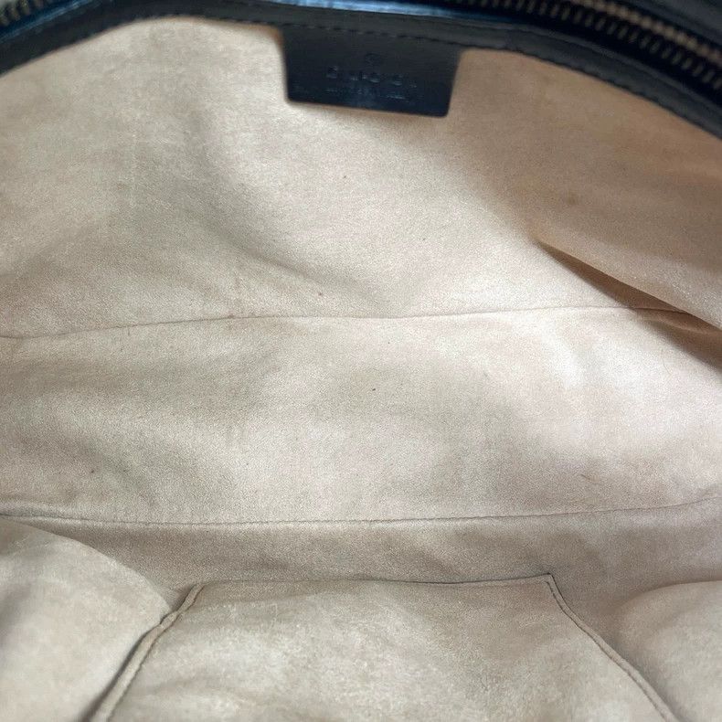 Gucci Gucci Marmont Black Gold Chain Crossbody Bag Size ONE SIZE - 8 Thumbnail