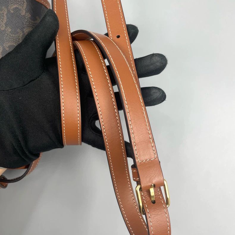 Celine CELINE Vintage Saddle Crossbody Bag Size ONE SIZE - 6 Thumbnail