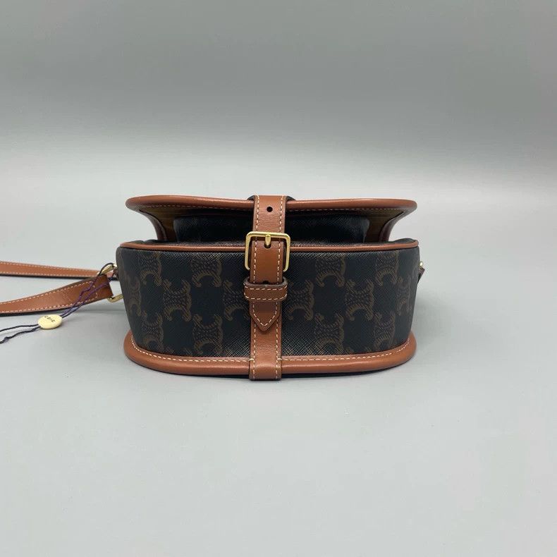 Celine CELINE Vintage Saddle Crossbody Bag Size ONE SIZE - 3 Thumbnail