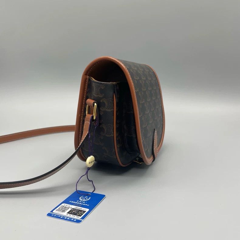 Celine CELINE Vintage Saddle Crossbody Bag Size ONE SIZE - 7 Thumbnail