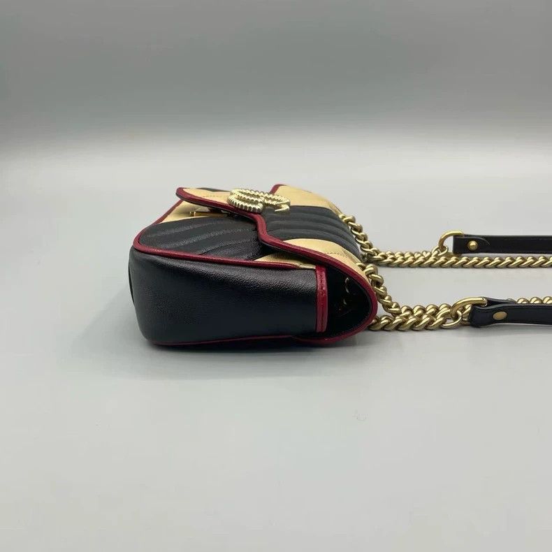Gucci Gucci Color Block Leather Chain Bag Size ONE SIZE - 5 Thumbnail