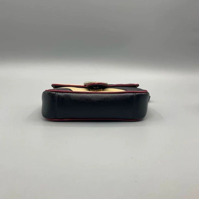 Gucci Gucci Color Block Leather Chain Bag Size ONE SIZE - 3 Thumbnail