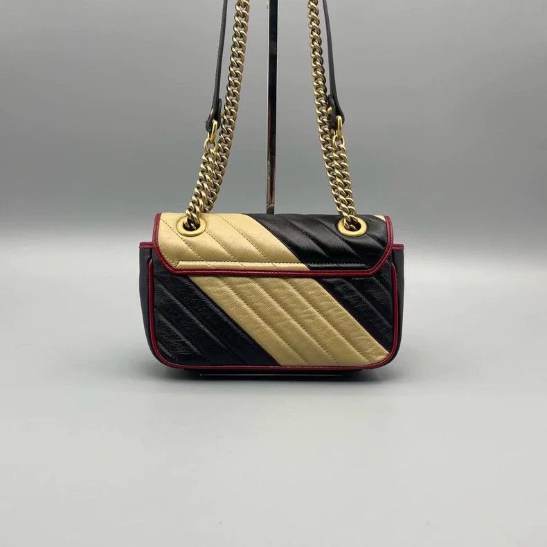Gucci Gucci Color Block Leather Chain Bag Size ONE SIZE - 2 Thumbnail