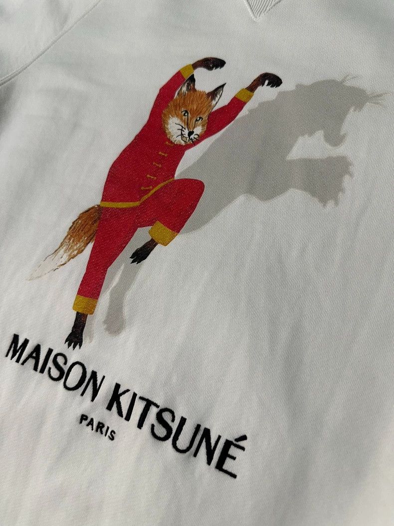 Maison Kitsune MAISON KITSUNÉ Men's Sweatshirt with Fox Design Size S / US 4 / IT 40 - 4 Thumbnail