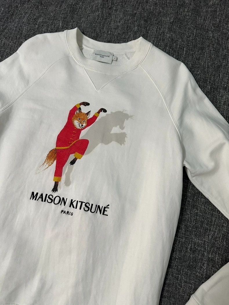Maison Kitsune MAISON KITSUNÉ Men's Sweatshirt with Fox Design Size S / US 4 / IT 40 - 2 Thumbnail