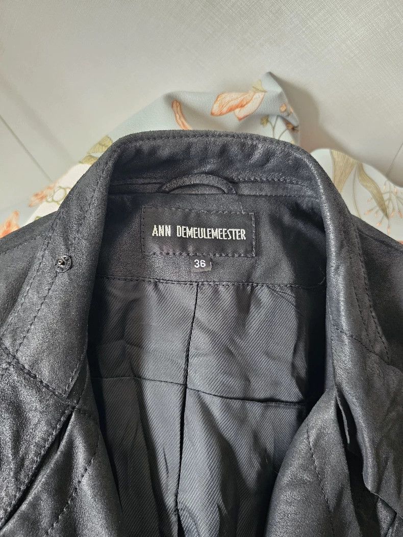 Ann Demeulemeester Ann Demeulemeester Women's Leather Jacket Size S / US 4 / IT 40 - 7 Thumbnail