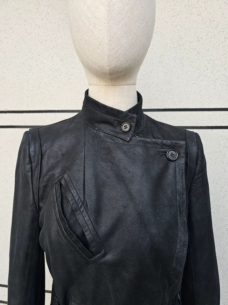 Ann Demeulemeester Ann Demeulemeester Women's Leather Jacket Size S / US 4 / IT 40 - 6 Thumbnail