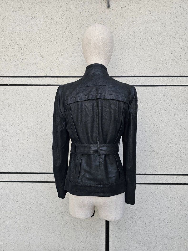 Ann Demeulemeester Ann Demeulemeester Women's Leather Jacket Size S / US 4 / IT 40 - 4 Thumbnail