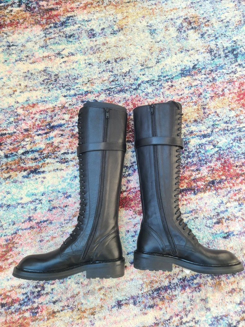Ann Demeulemeester Ann Demeulemeester Women's Black Lace-Up Boots Size US 5 / IT 35 - 4 Thumbnail