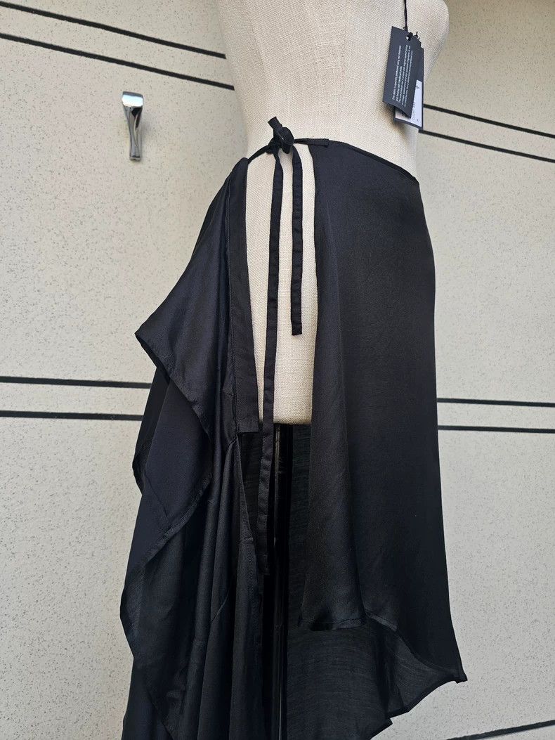 Ann Demeulemeester Ann Demeulemeester Women's Silk Skirt Size 22" - 5 Thumbnail