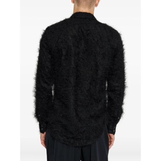 Alexander McQueen ALEXANDER MCQUEEN Men Long Tops 828259 QRAB9 1000 BLACK Size US M / EU 48-50 / 2 - 2 Thumbnail