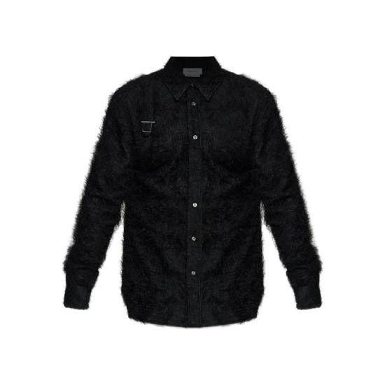 Alexander McQueen ALEXANDER MCQUEEN Men Long Tops 828259 QRAB9 1000 BLACK Size US M / EU 48-50 / 2 - 3 Thumbnail