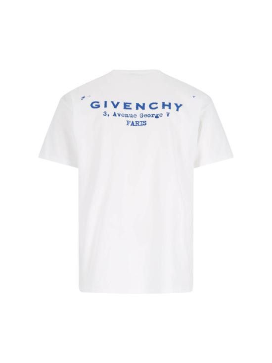 Givenchy GIVENCHY Men T-Shirts BM71NK3YRJ 100 White Size US L / EU 52-54 / 3 - 2 Thumbnail