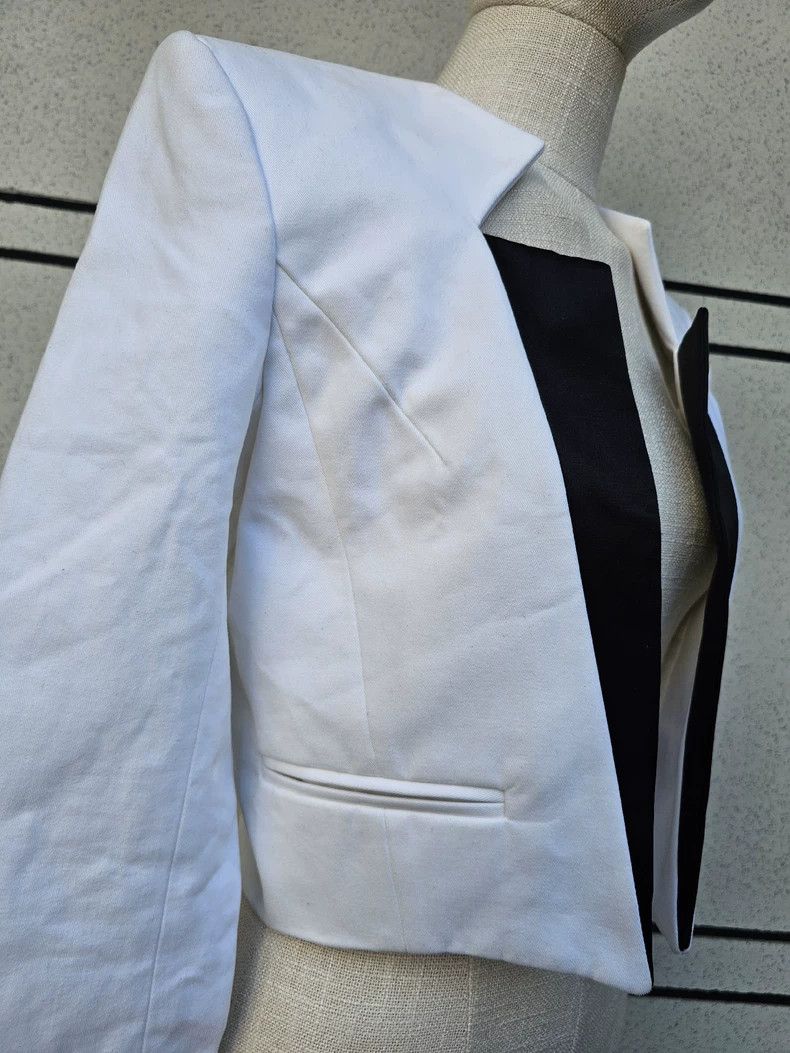 Haider Ackermann Haider Ackermann Women's Cropped Jacket Size S / US 4 / IT 40 - 5 Thumbnail
